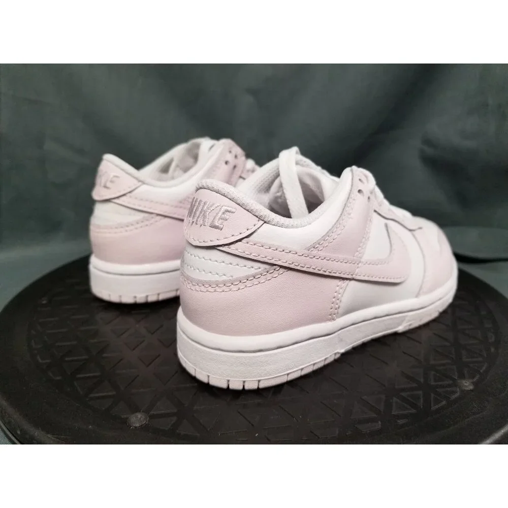 Nike Dunk Low White Light Violet (PS) Girls Size 11c NEW IN BOX! - Picture 8 of 13